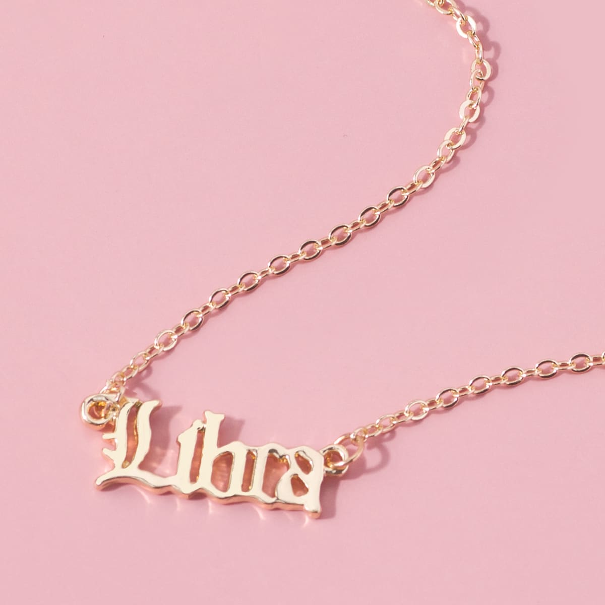 

Libra Charm Necklace, Gold