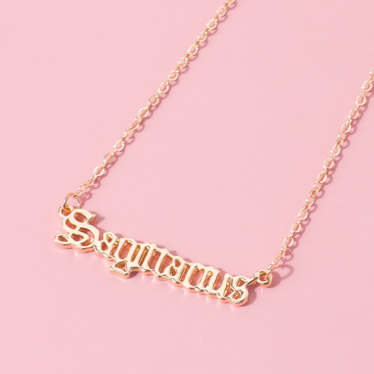 

Sagittarius Charm Necklace, Gold