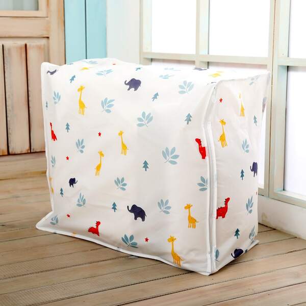 

Cartoon Graphic Quilt Storage Bag, Multicolor