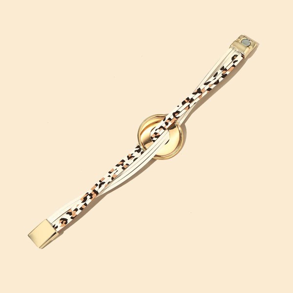 

Leopard Pattern Bracelet, Multicolor