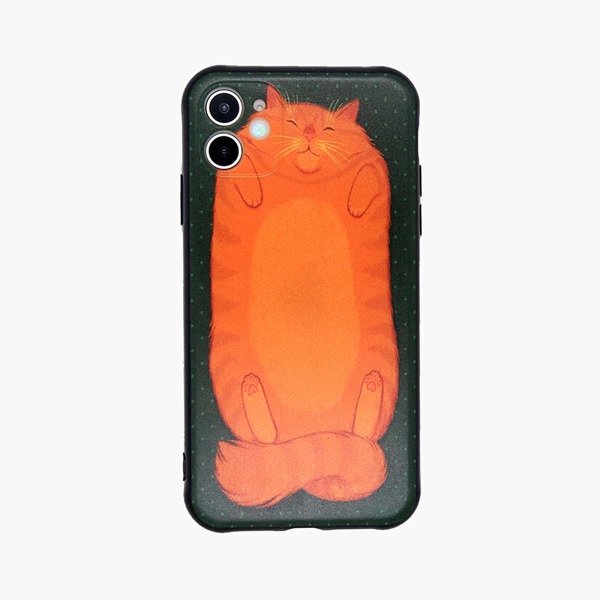 

1pc Cartoon Graphic iPhone Case, Multicolor