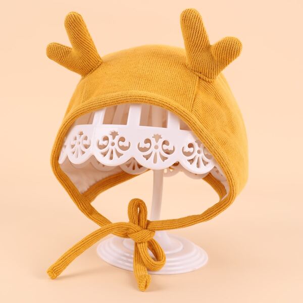 

Toddler Kids Antlers Decor Hat, Yellow