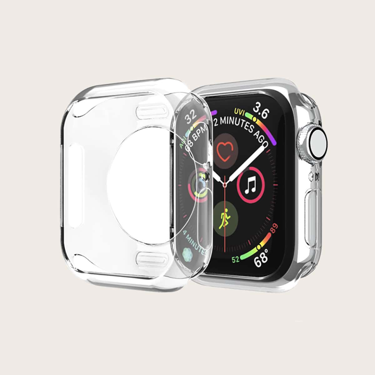 

1pc Clear iWatch Case