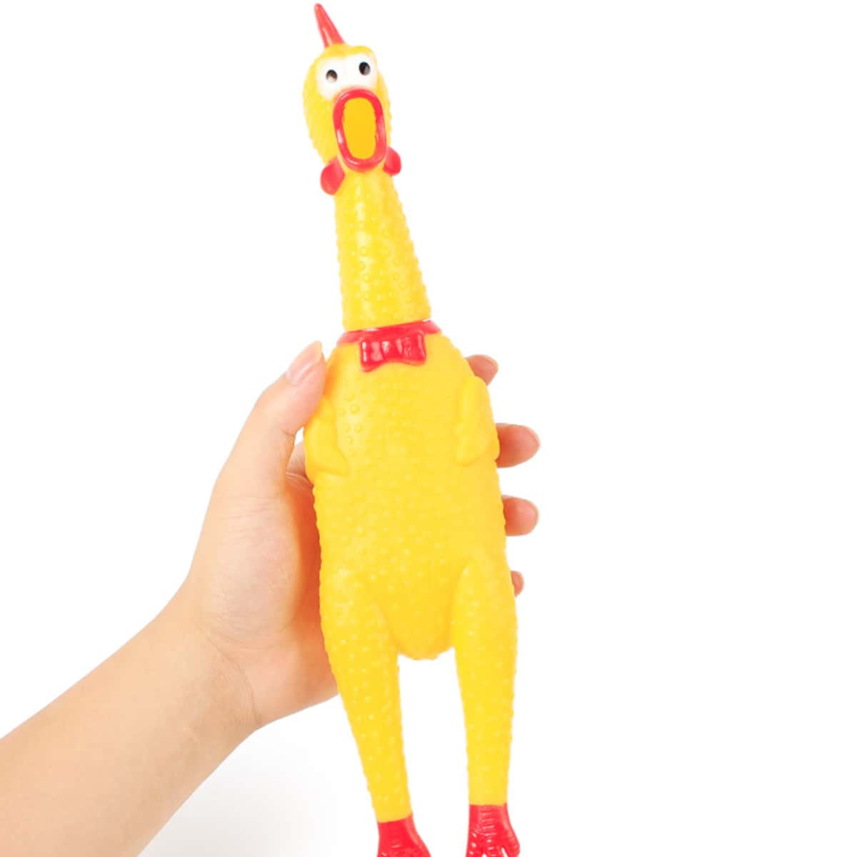 

1pc Screaming Chicken Dog Sound Toy, Yellow