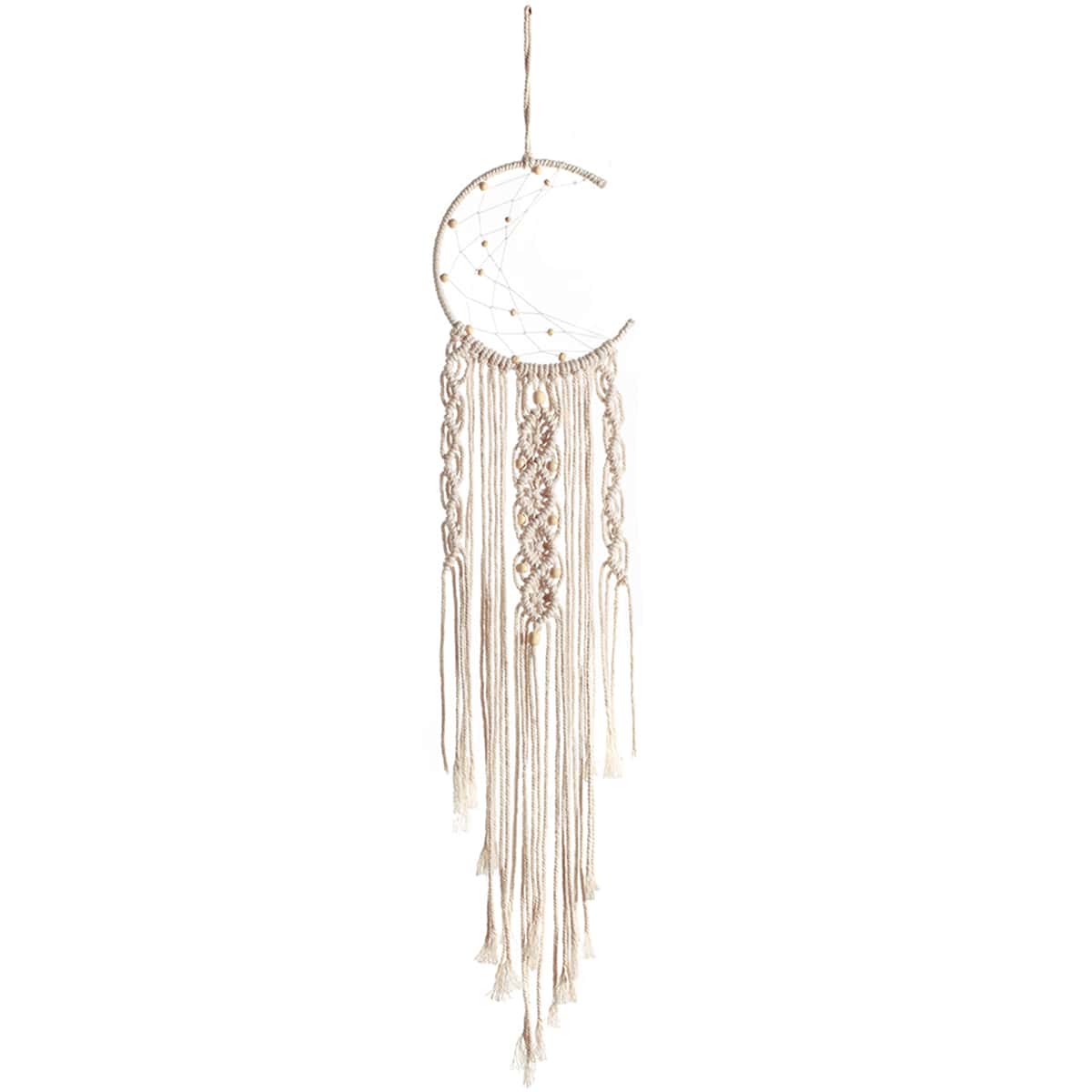 

1pc Braided Wall Decor Without Light, Beige