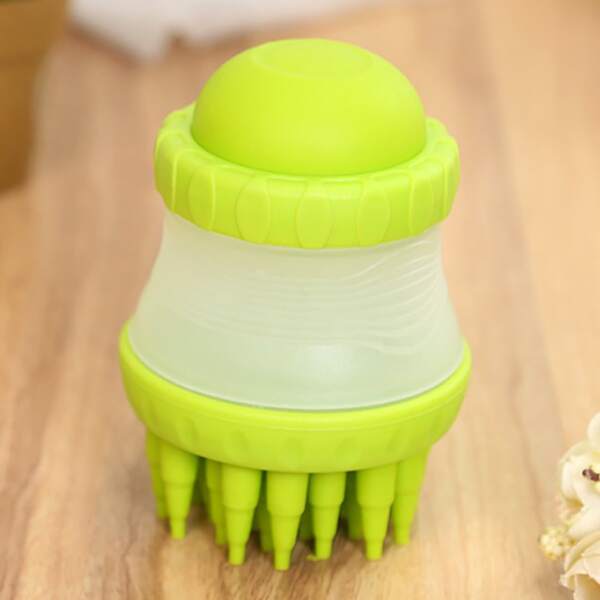 

1pc Dog Bath Brush, Green