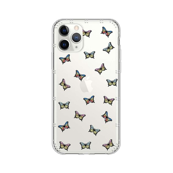 

1pc Butterfly Pattern Clear iPhone Case