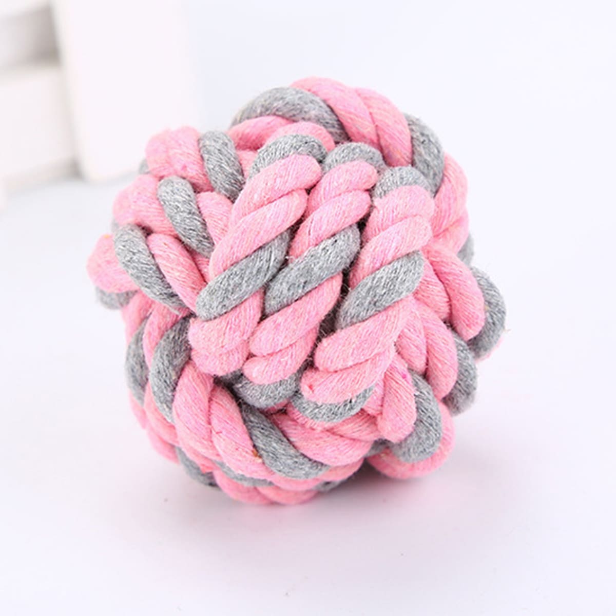 

2pcs Random Color Cotton Dog Toy, Multicolor