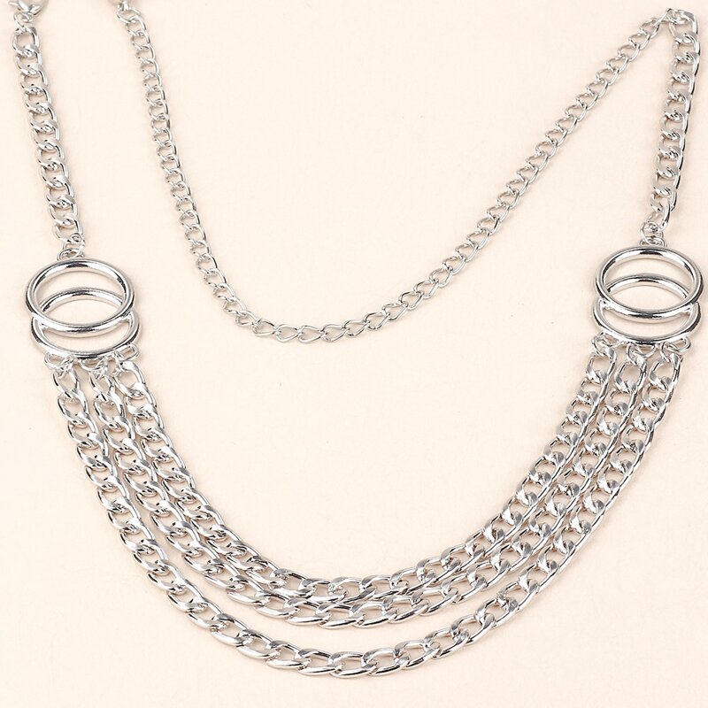 

Metal Chain Belt, Silver