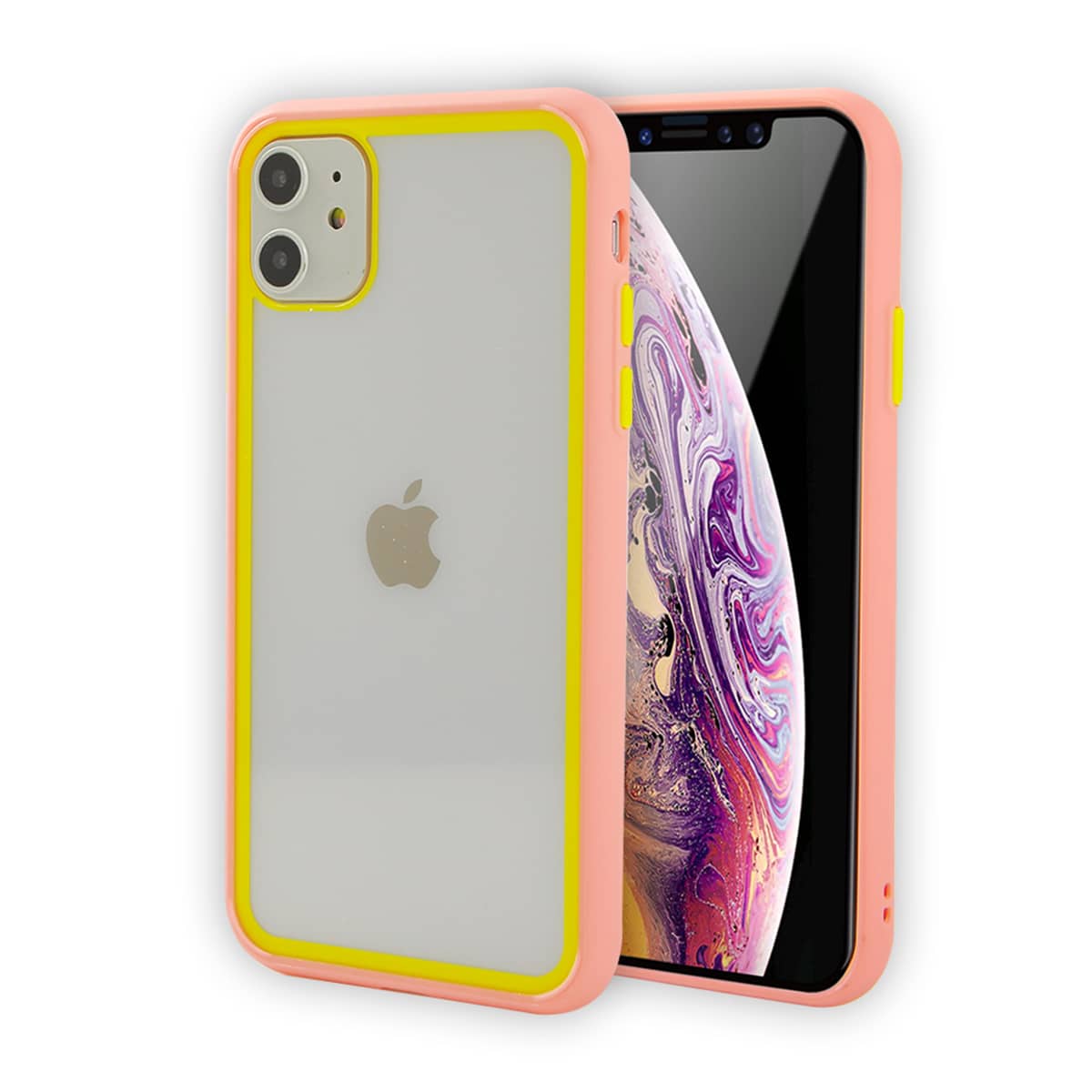 

Colorblock Clear iPhone Case