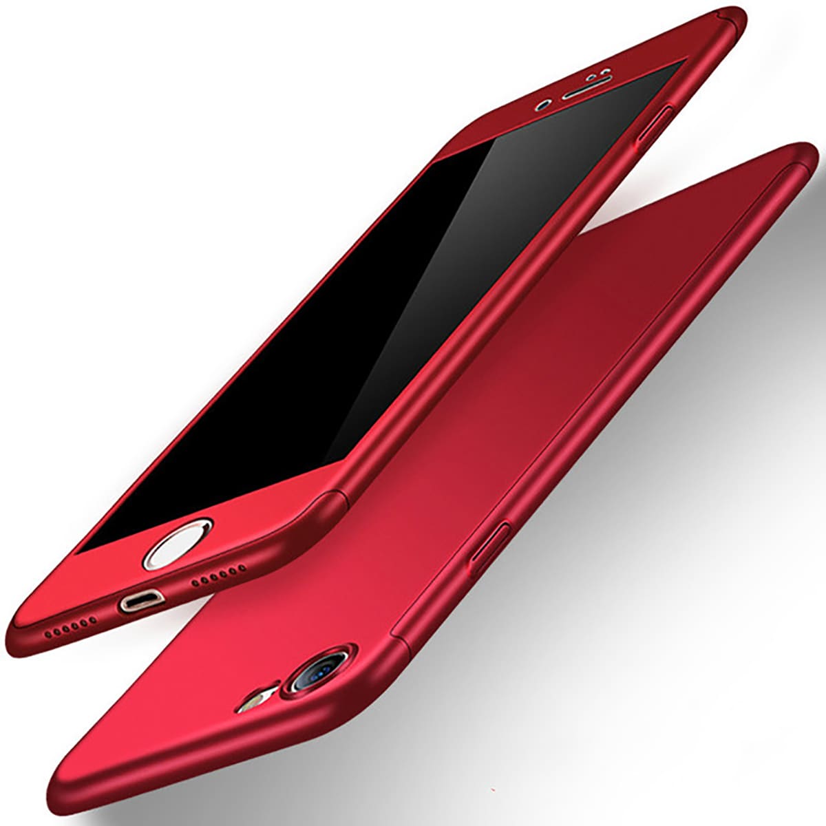 

Full Cover iPhone Case & Screen Protector, Red