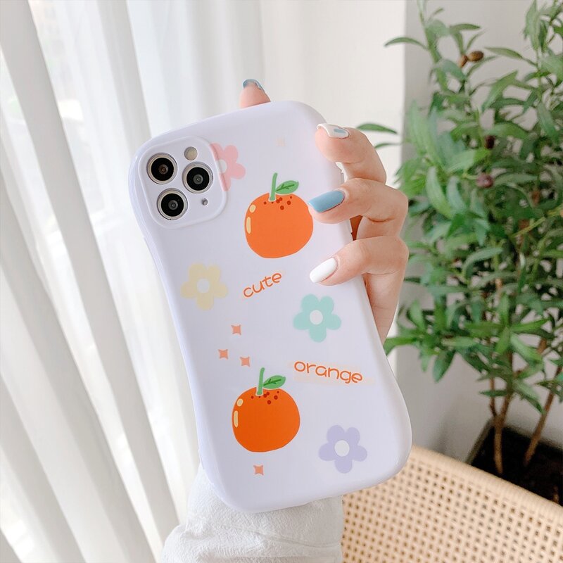 

Floral & Fruit iPhone Case, White