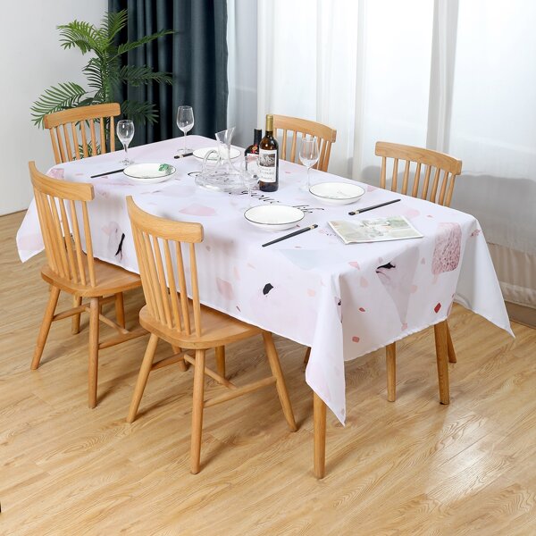 

Graphic Print Tablecloth, Multicolor