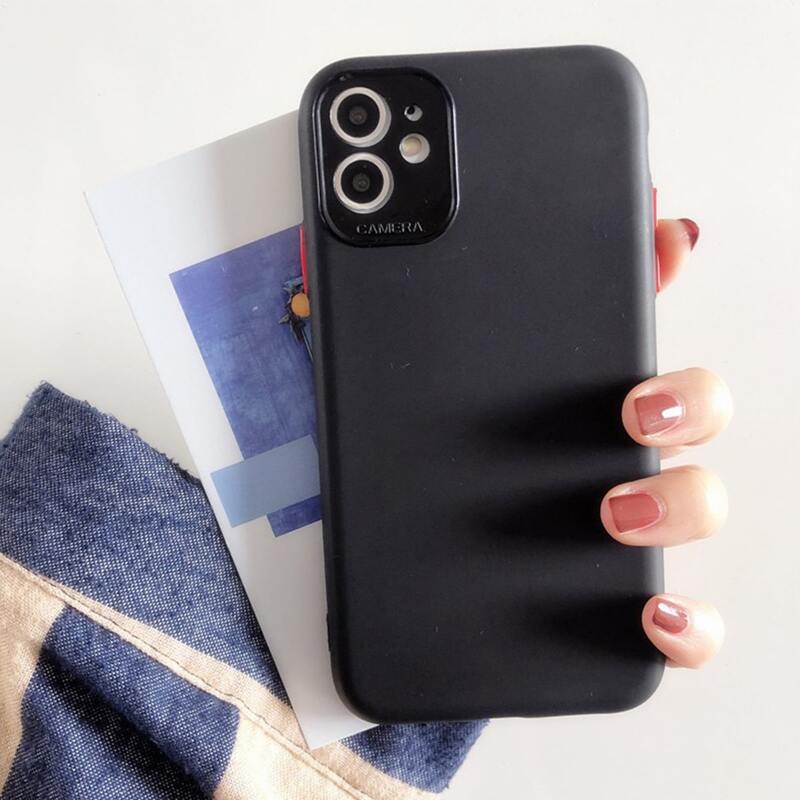 

Solid Full Cover iPhone Case, Black