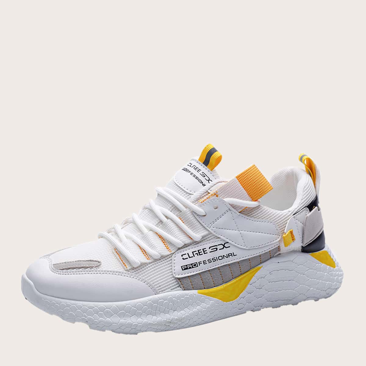 

Guys Lace-up Decor Wide Fit Sneakers, Multicolor