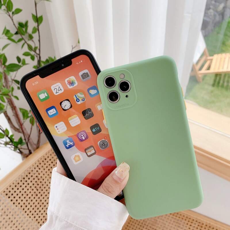 

Solid Full Cover iPhone Case, Mint green