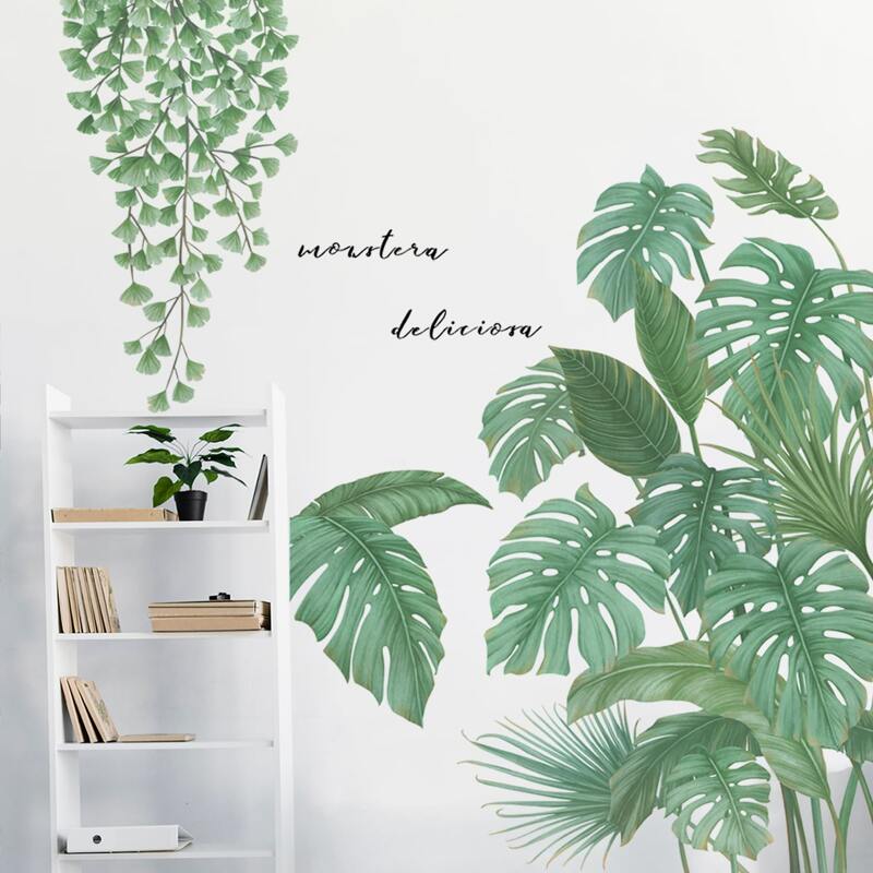 

Plants Print Wall Sticker, Green