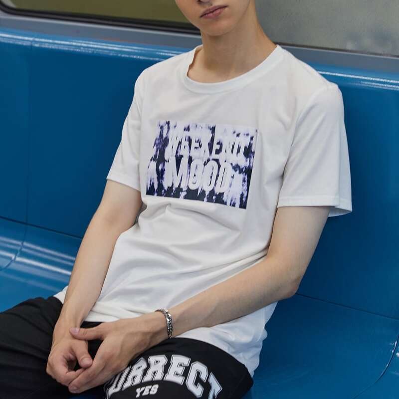 Guys Letter Graphic Tee, White