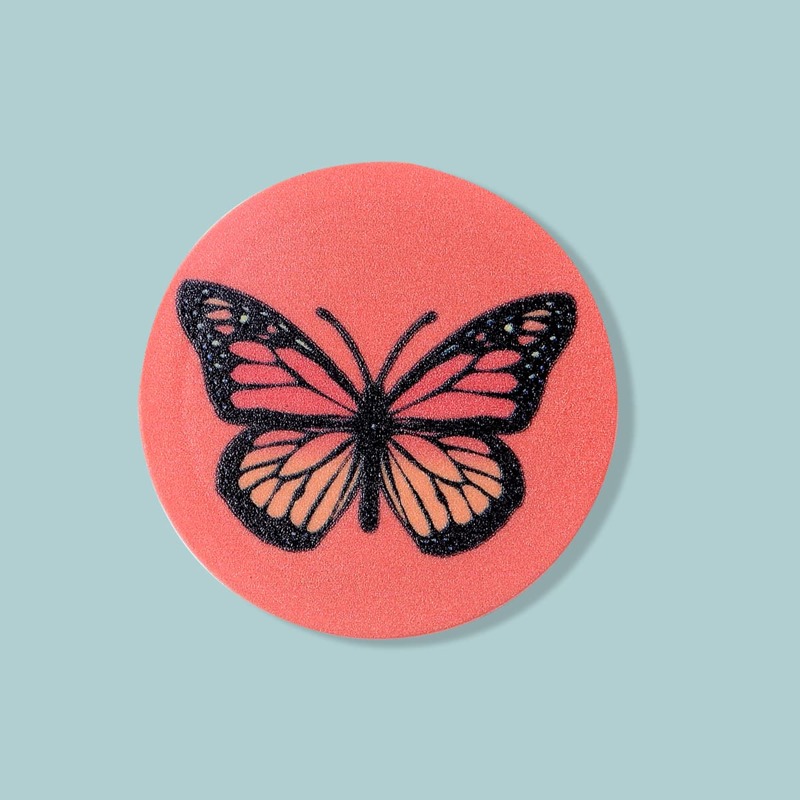 

1pc Butterfly Pattern Phone Holder, Multicolor