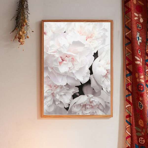 

Floral Pattern Wall Painting Without Frame, Multicolor