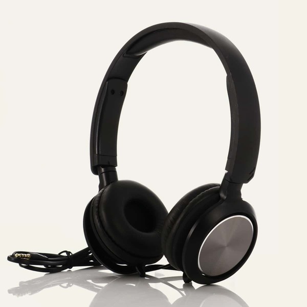 

1pc Two Tone Wired Headset, Black