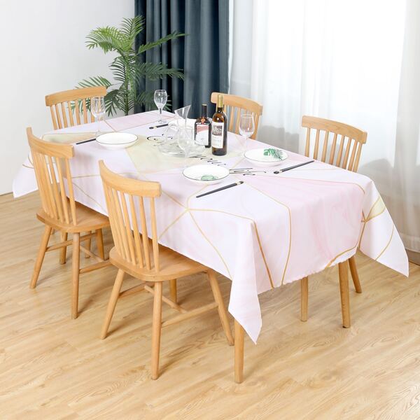 

Geometric Pattern Tablecloth, Multicolor
