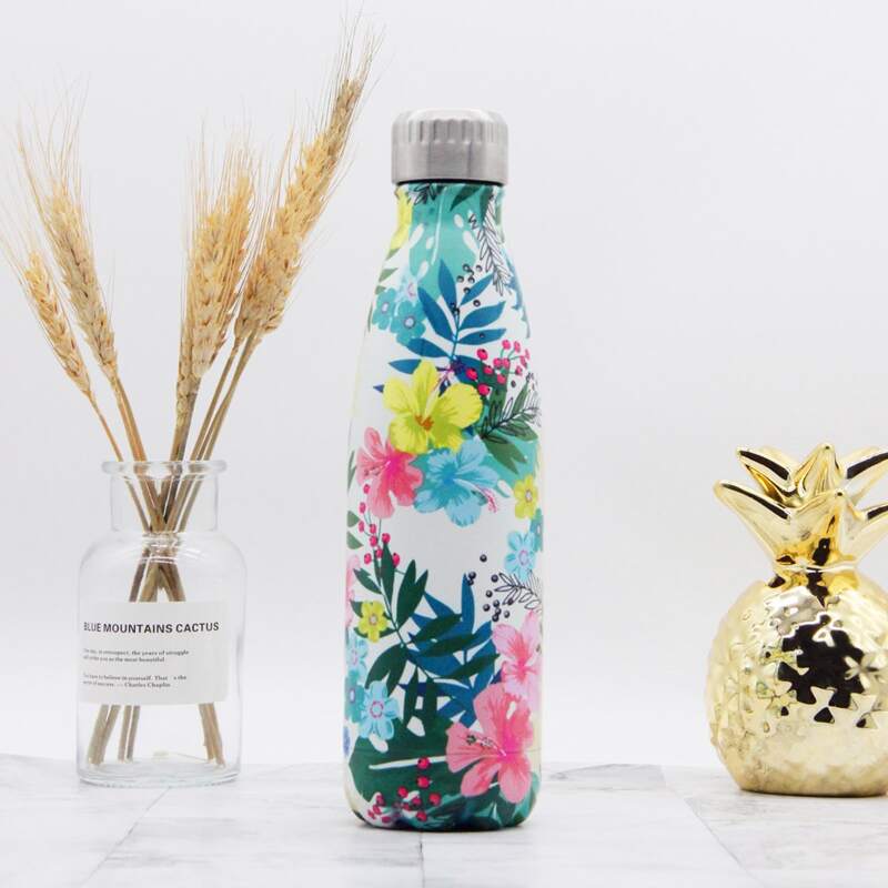 

Flower Print Vacuum Cup, Multicolor
