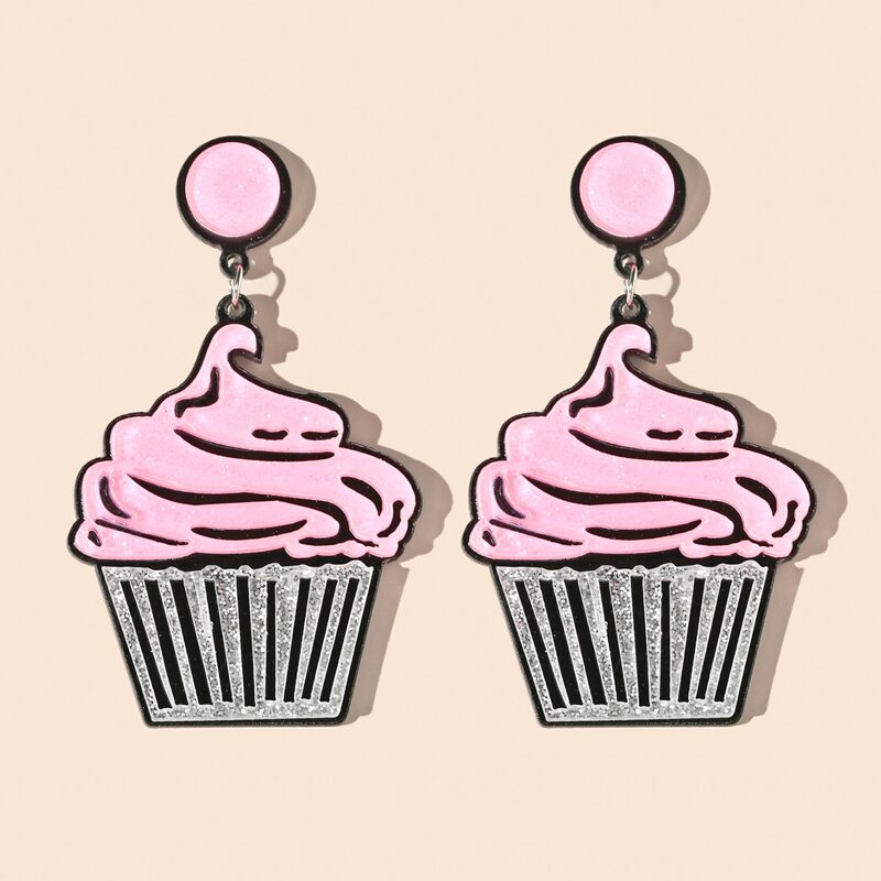 

Cake Charm Drop Earrings, Multicolor