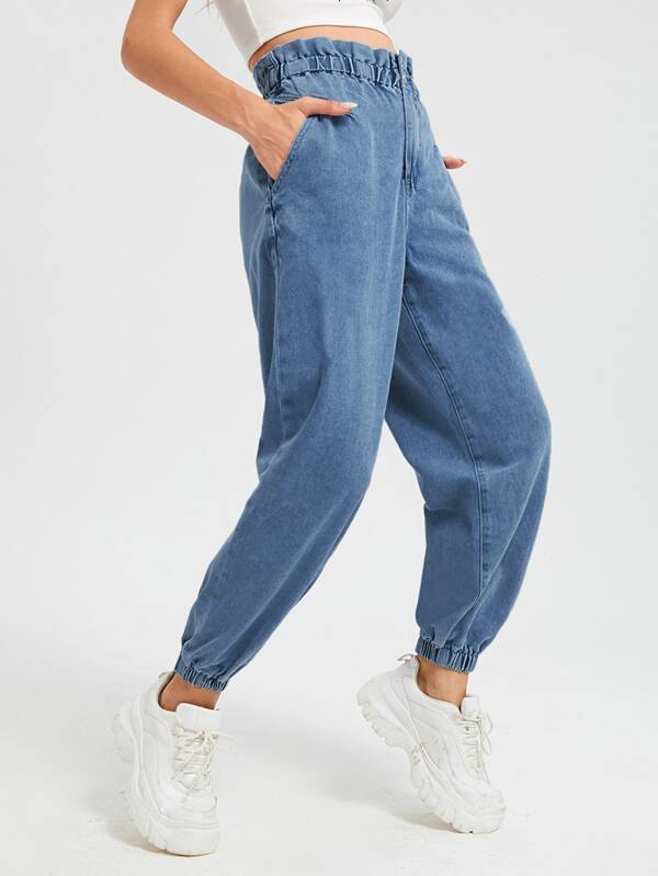 Elastic waist jogger jeans Clearance