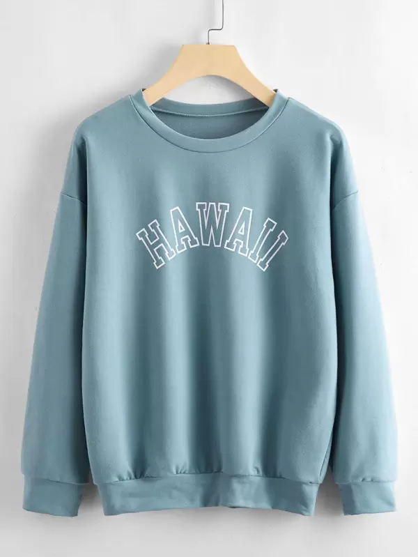 Letter Graphic Sweatshirt