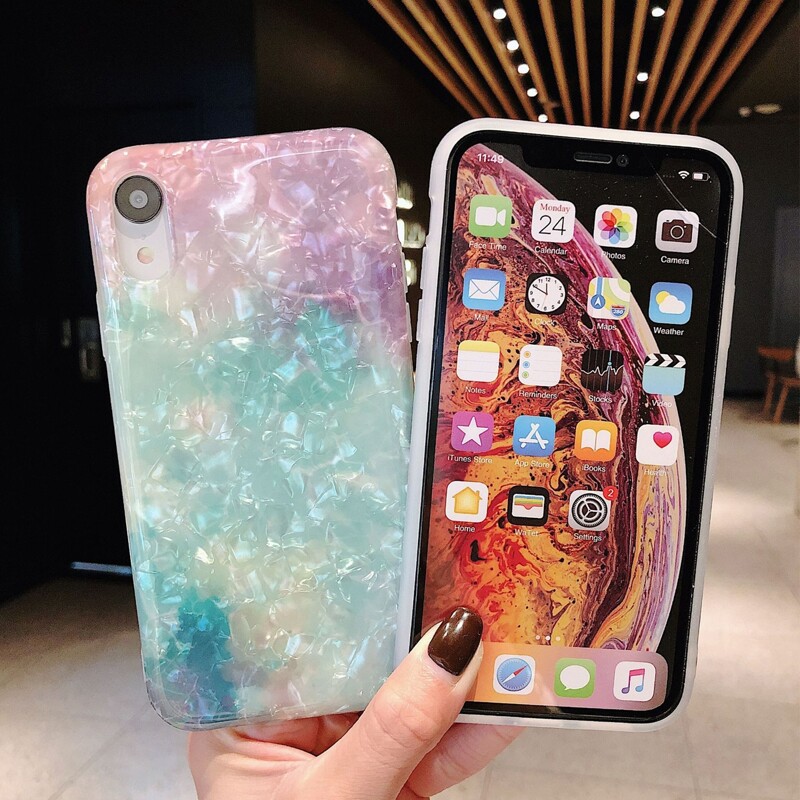 

Glitter Marble iPhone Case, Multicolor