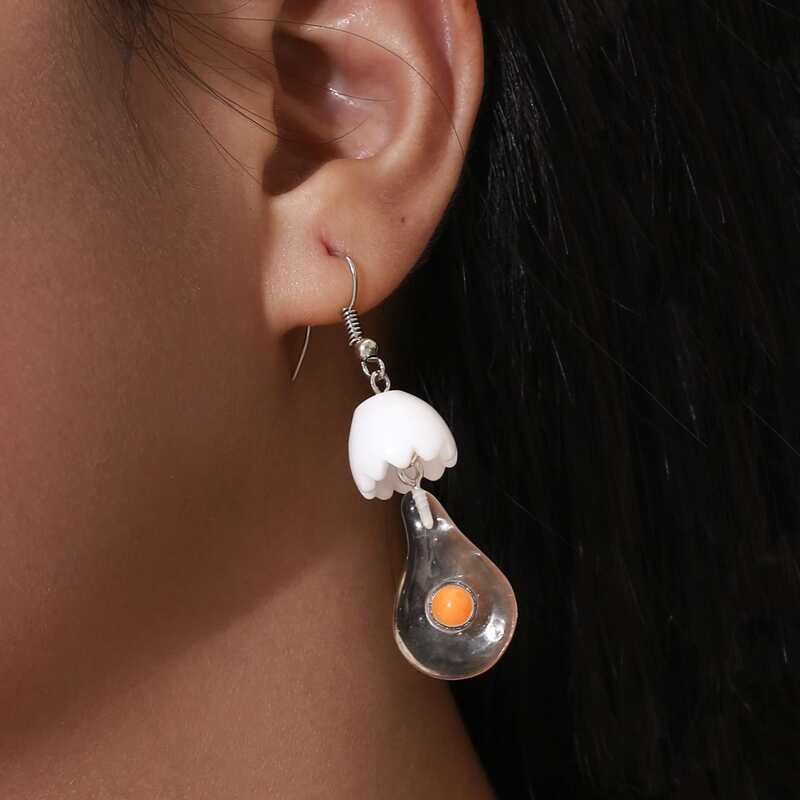 

Plumeria Drop Earrings, Multicolor