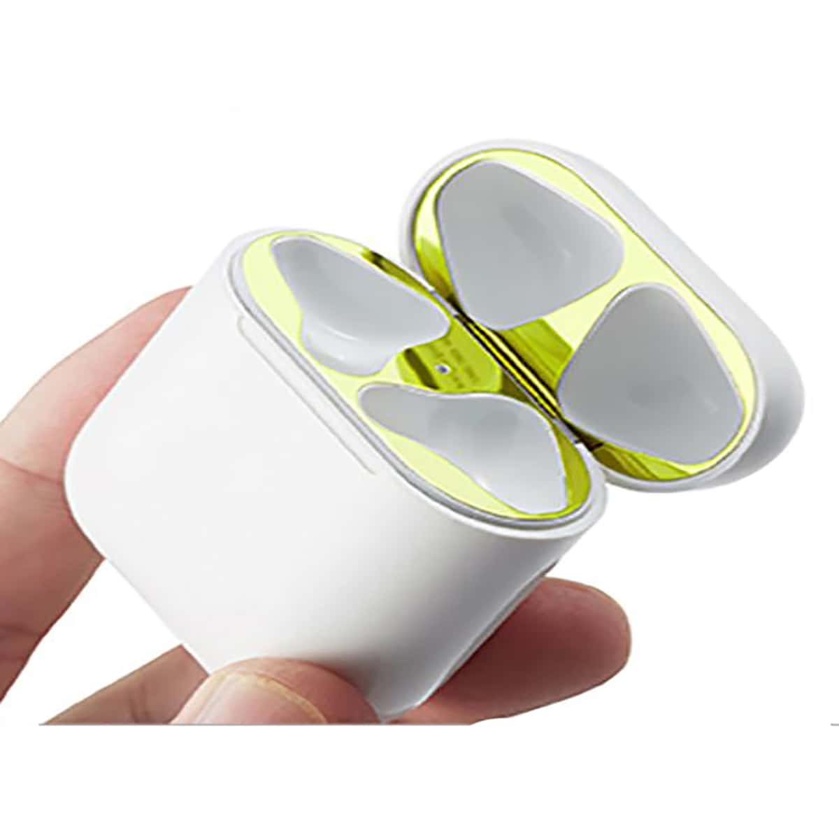 

1pc AirPods Dustproof Sticker, Lime green