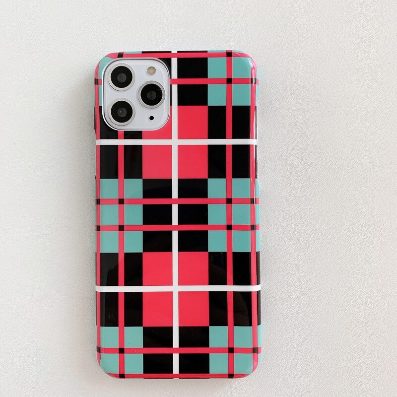 

Plaid Pattern iPhone Case, Multicolor