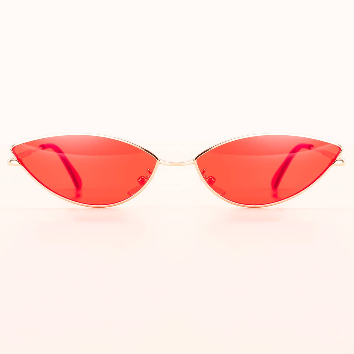 

Guys Metal Frame Sunglasses, Red