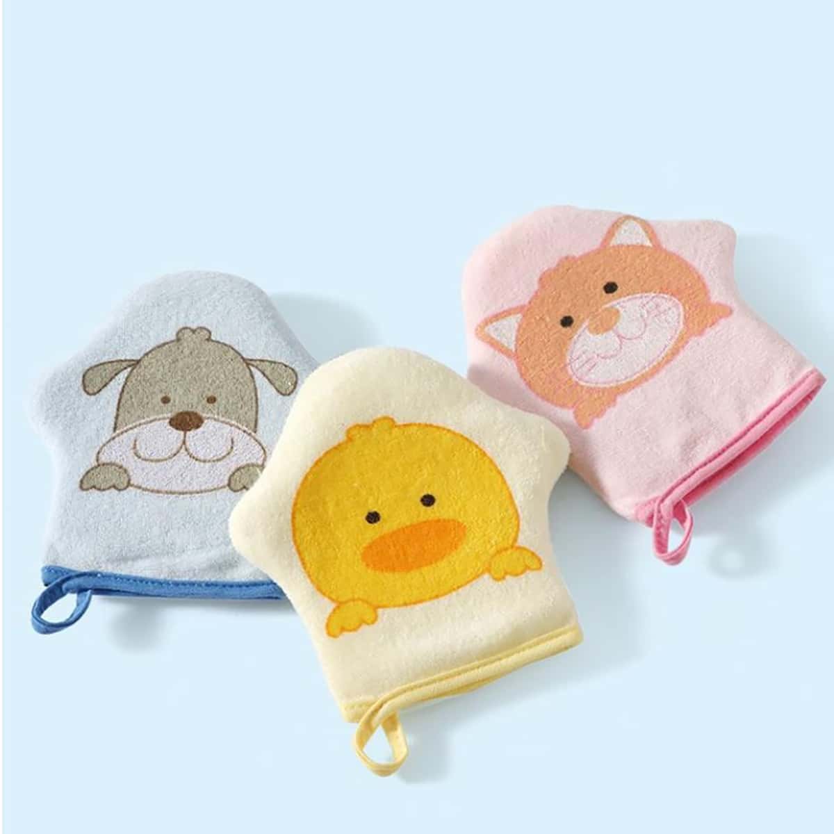 

1pc Kids Random Cartoon Exfoliating Bath Glove, Multicolor