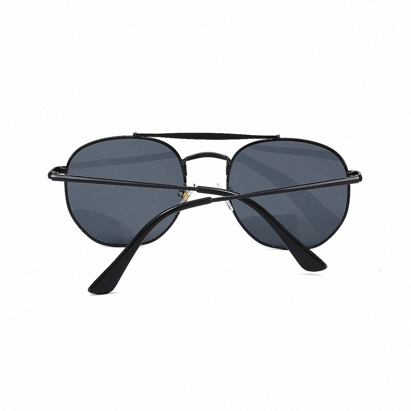 

Guys Top Bar Metal Frame Sunglasses, Black