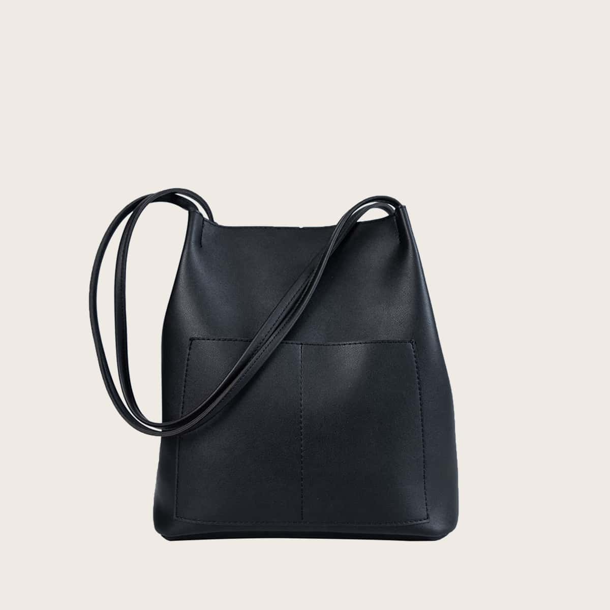 

Minimalist Tote Bag, Black