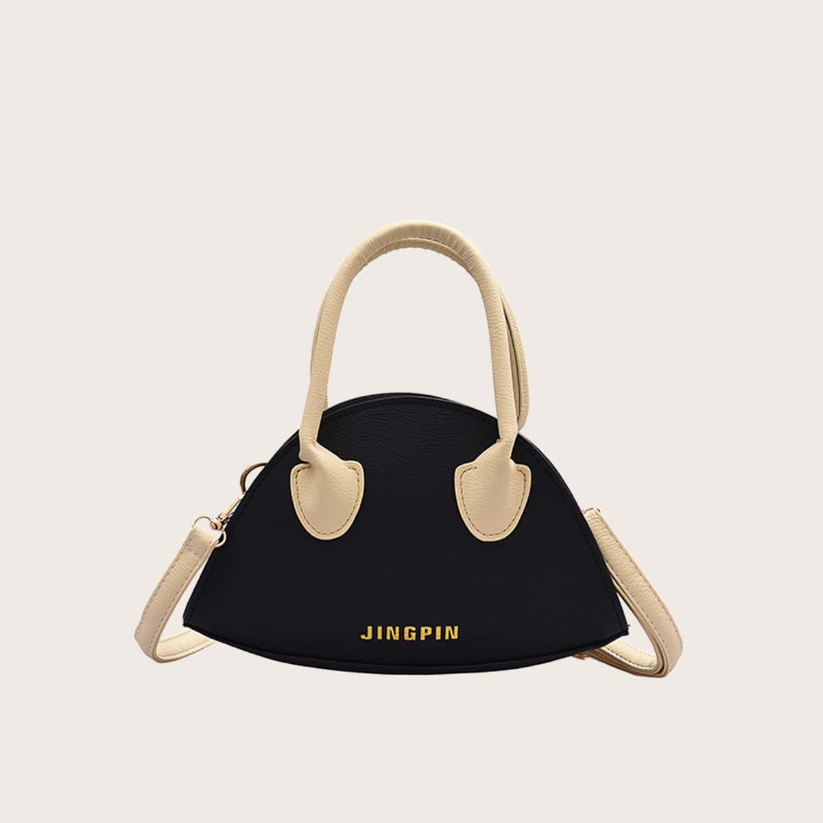 

Colorblock Zip Satchel Bag, Multicolor
