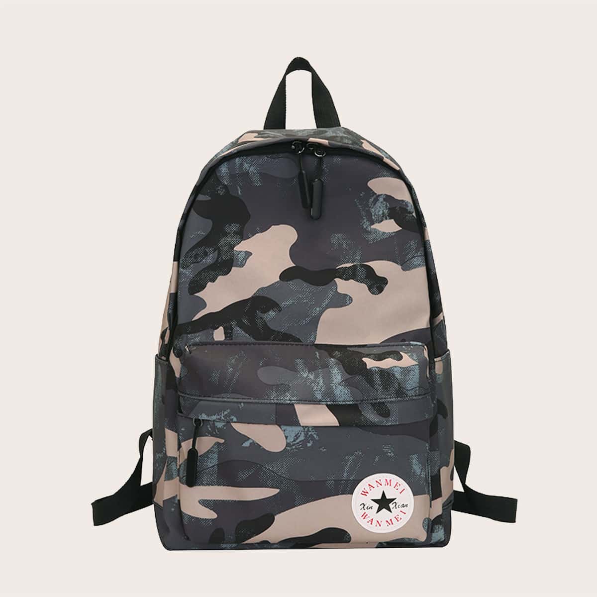 

Guys Camo Print Backpack, Multicolor