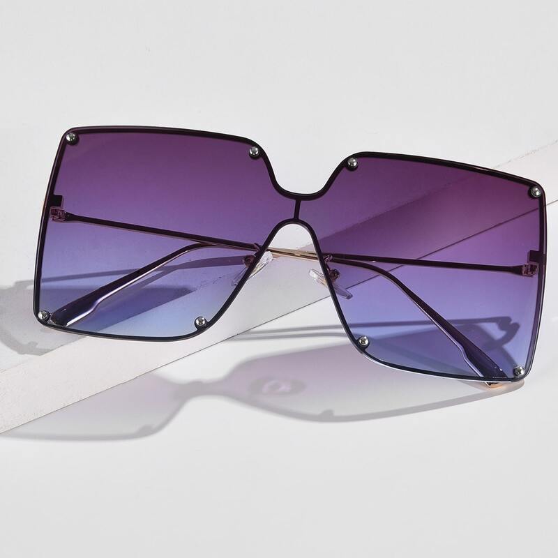 

Guys Ombre Metal Frame Sunglasses, Blue