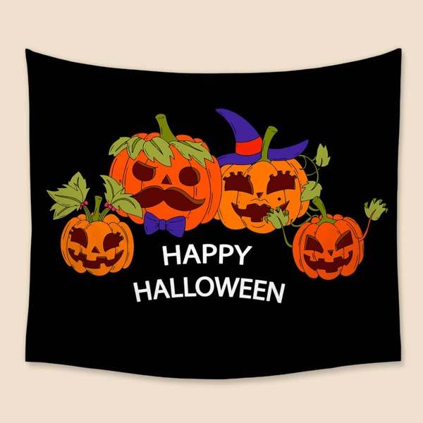 

1pc Halloween Pattern Tapestry, Multicolor