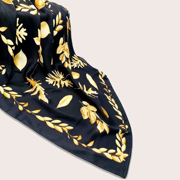 

Leaf Pattern Bandana, Multicolor