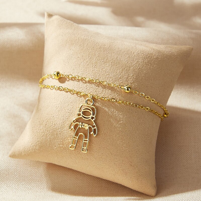 

Astronaut Chain Bracelet, Gold