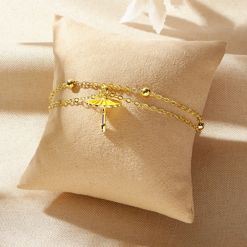 

Umbrella Chain Bracelet, Gold
