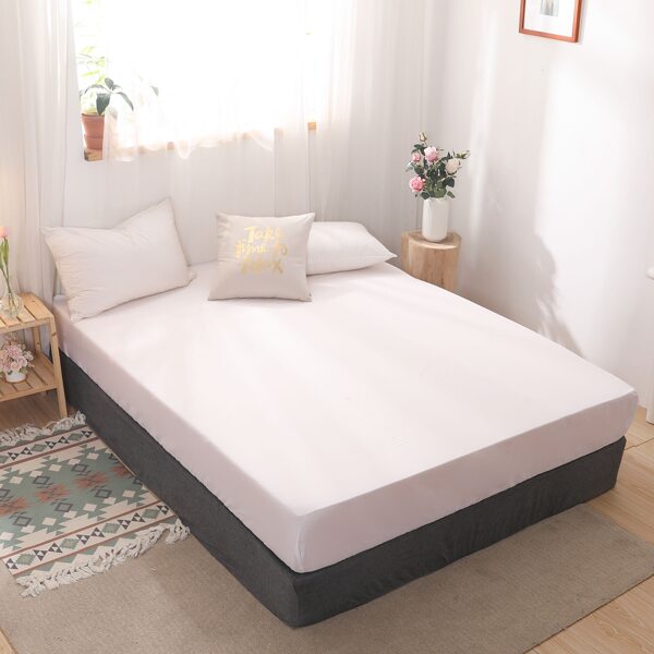 

Plain Fitted Sheet, White