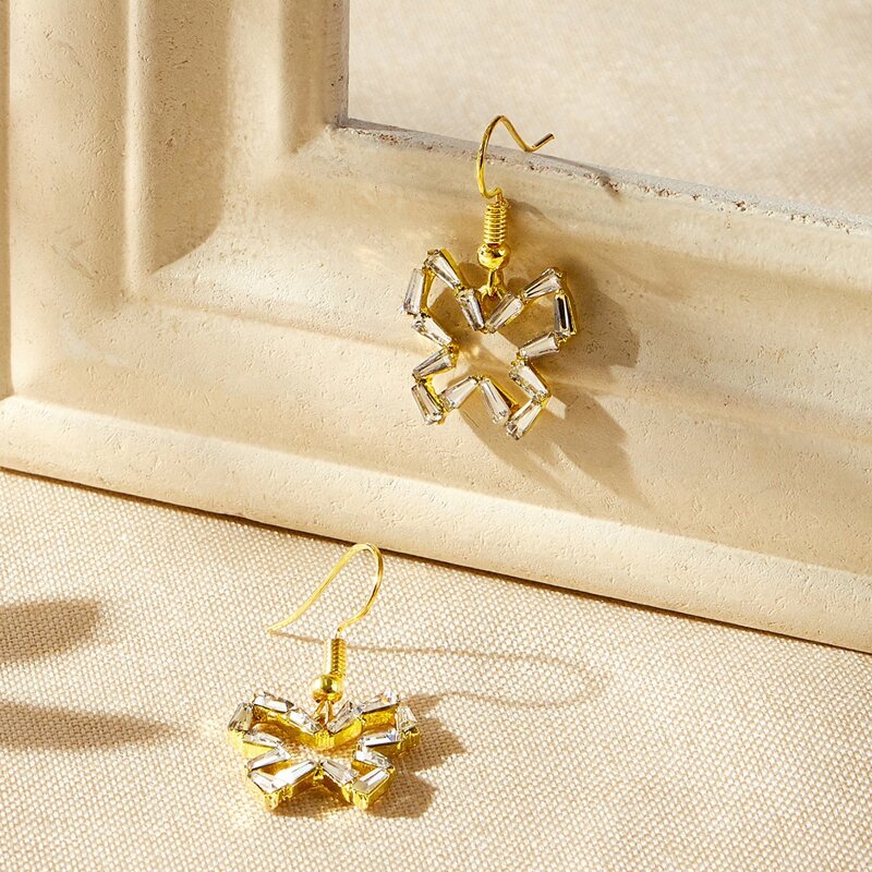 

Butterfly Drop Earrings, Gold