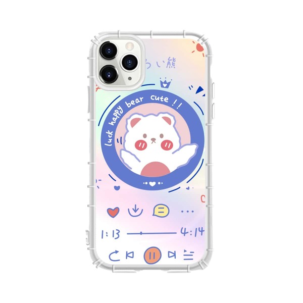 

1pc Cartoon Graphic iPhone Case, Multicolor
