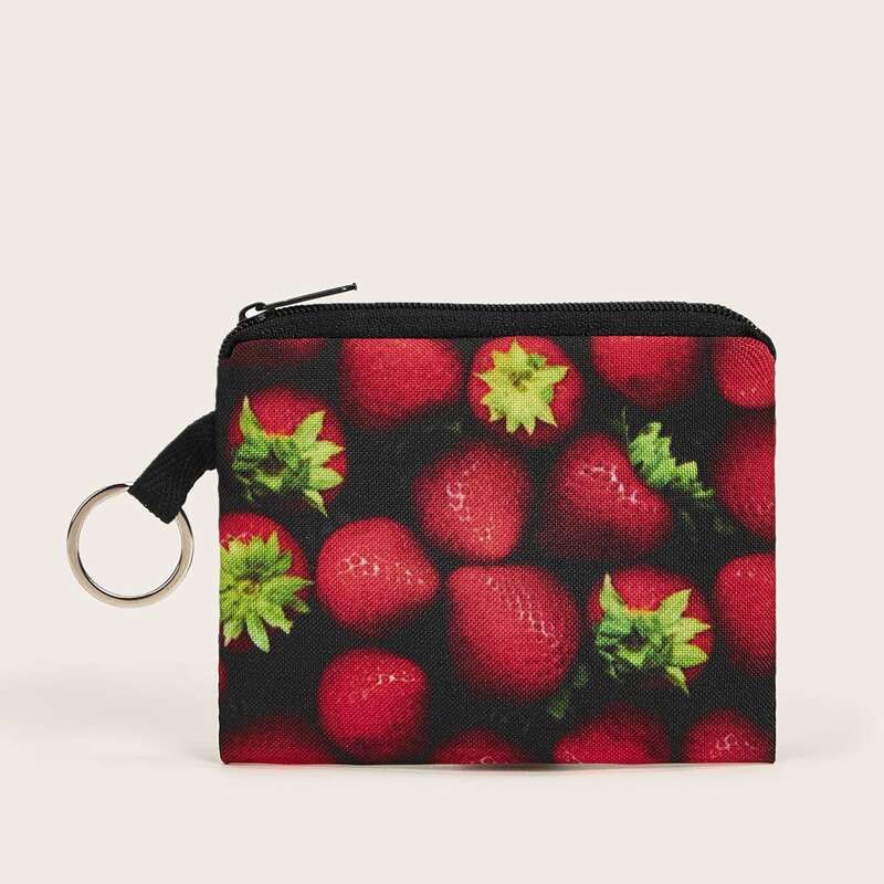 

Strawberry Coin Purse, Multicolor