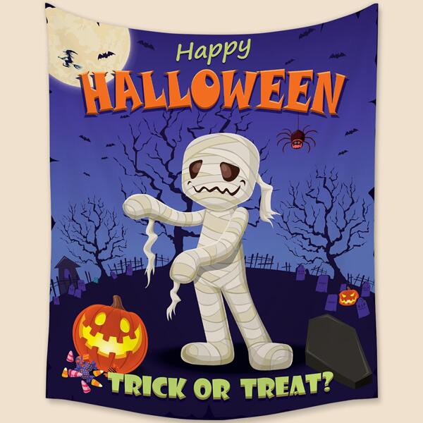 

1pc Halloween Pattern Tapestry, Multicolor
